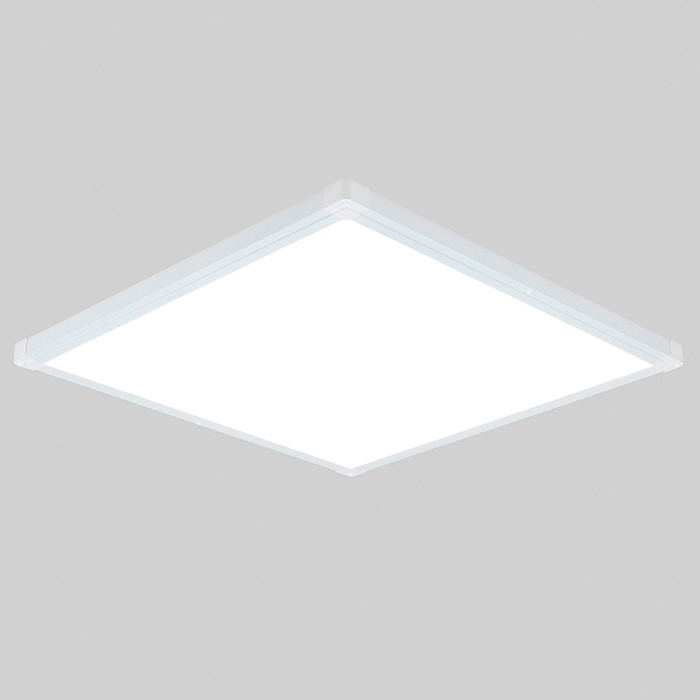 평판 뉴심플 무타공 방등 50w 주광색 LED 640x640 조명 교체