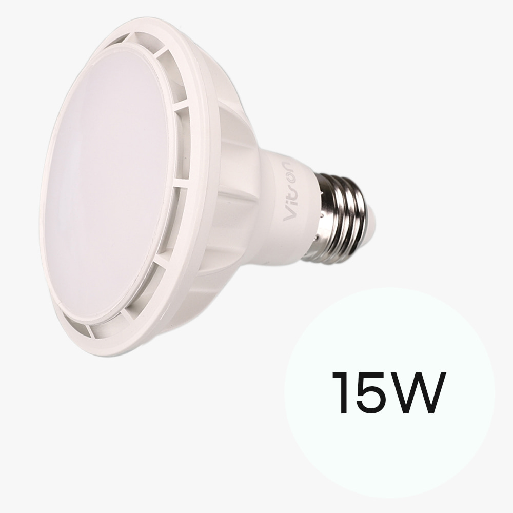 LED PAR30 확산형 15W 화이트 전구 주광색 파삼공 램프 조명
