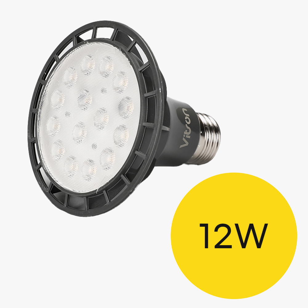 LED PAR30 스포트 15W 블랙 전구 전구색 파삼공 집중형 램프 E26